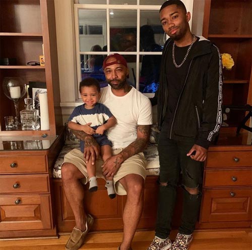 A picture of Joe Budden and his sons. 